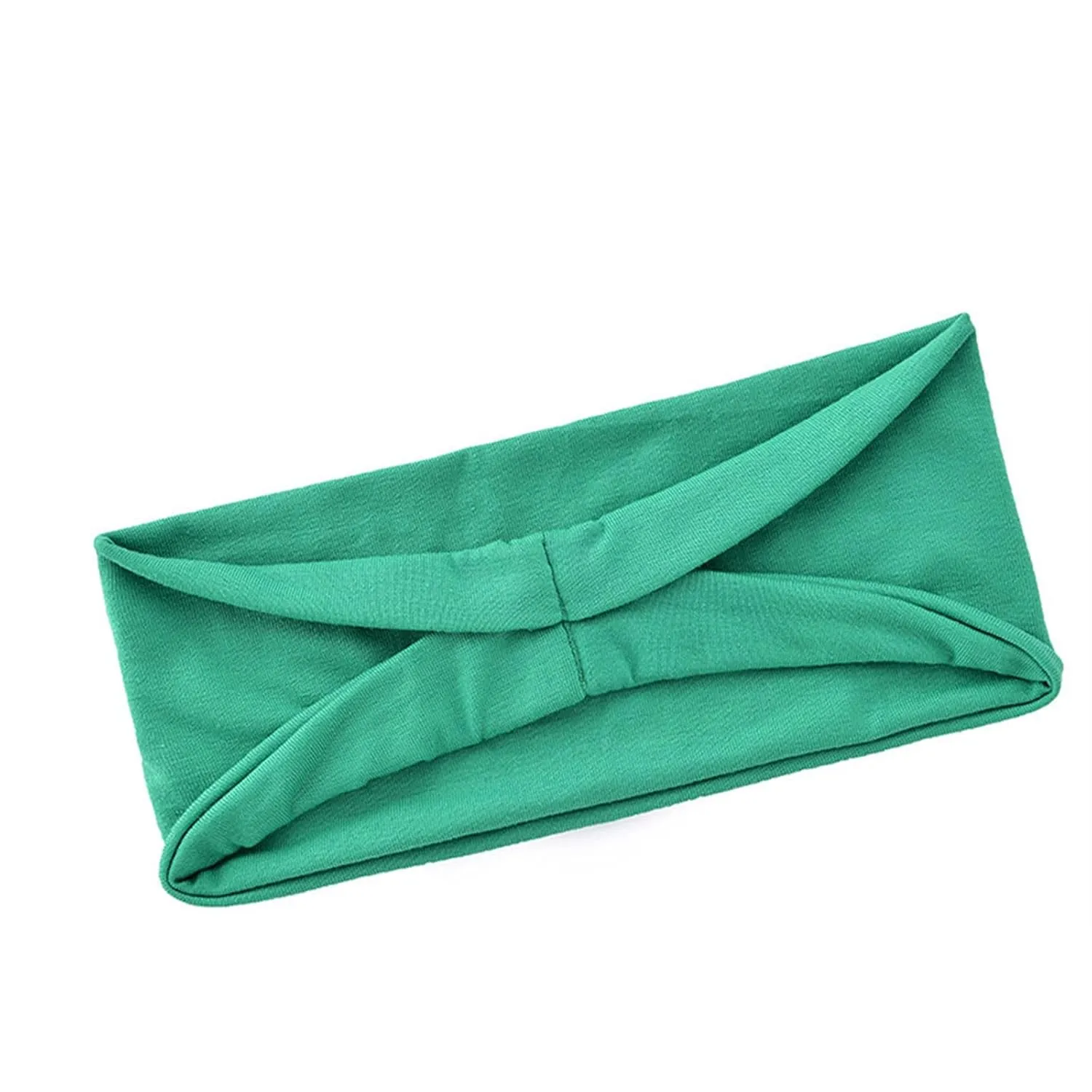 YOLAI Black Stretchy Headbands for Women Cotton Headband Non-Slip Elastic Head Wrap Holder Hair Accessories (GN1, One Size)