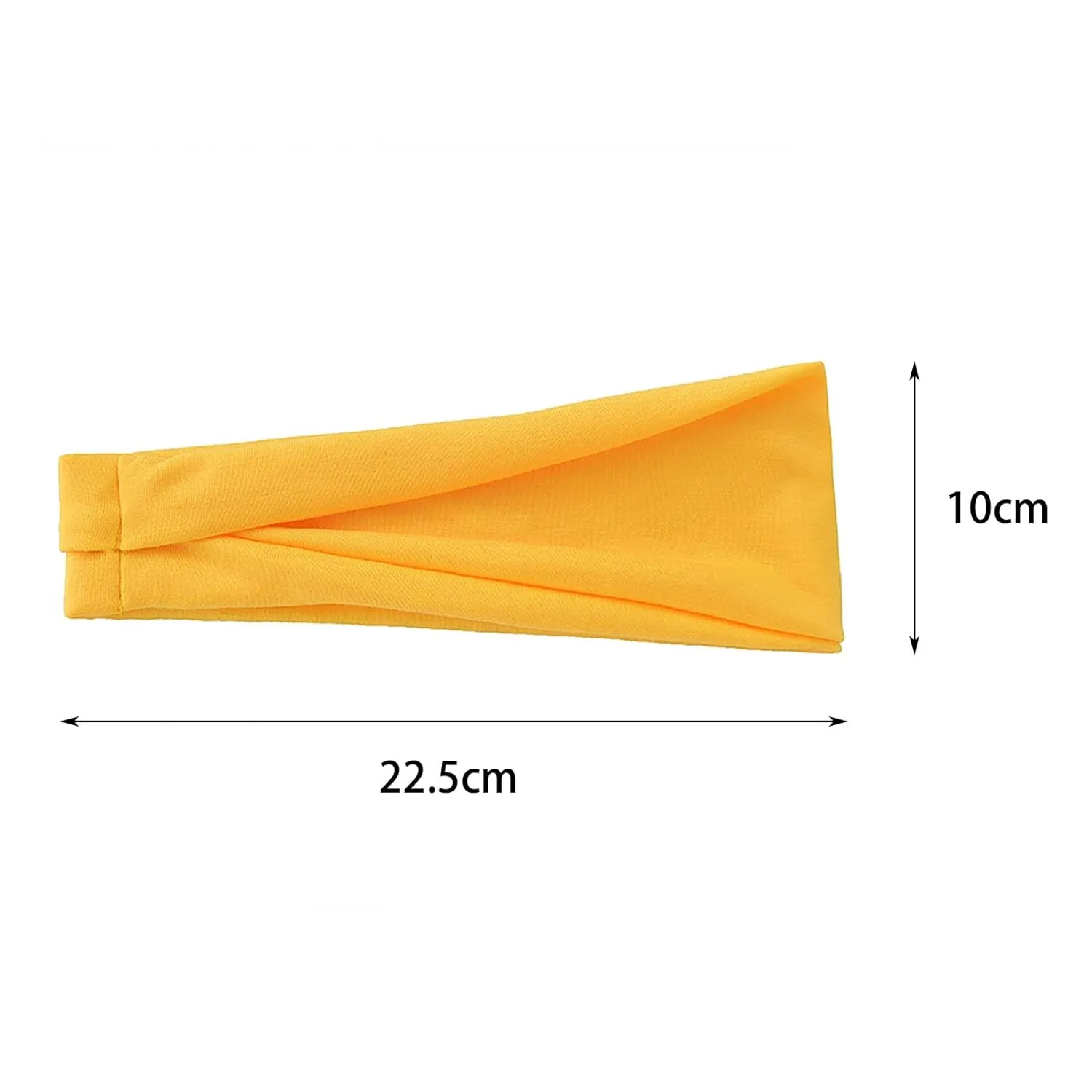 YOLAI Black Stretchy Headbands for Women Cotton Headband Non-Slip Elastic Head Wrap Holder Hair Accessories (Grey, One Size)
