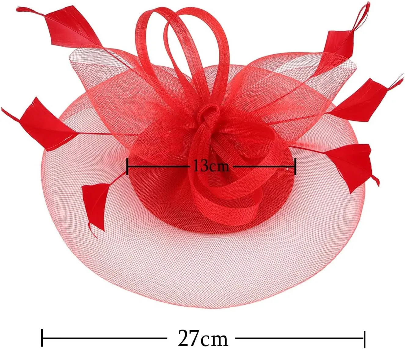 YOLAI Fascinator Hats for Women Tea Party/Fascinator Hat * Pillbox Hat Feather Fascinator