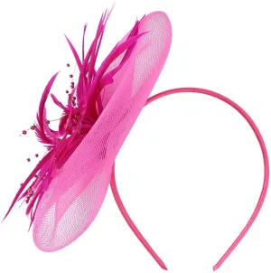 YOLAI Floral Fascinators for Women Vintage Hair Clips Feather Fascinators Headband for Cocktail Tea Party