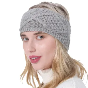 YOLAI Headbands for Women Fashion Wide Hairband Sports Yoga Workout Head Bands for Makeup Washing Face (GY1, One Size)